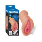 Pocket Pussy Realistik Titreşimli Vajina Masturbator